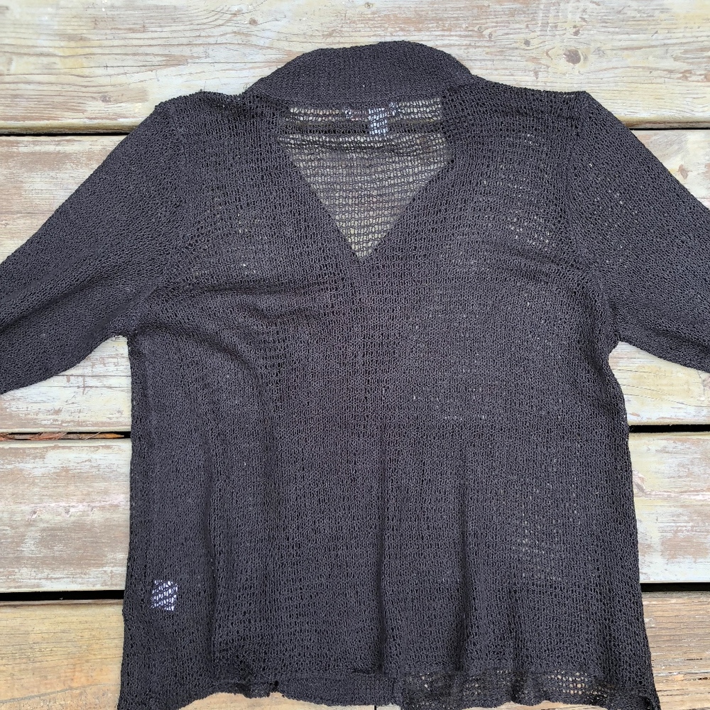 WIND RIVER open knit shell button cardigan - Picture 5 of 5